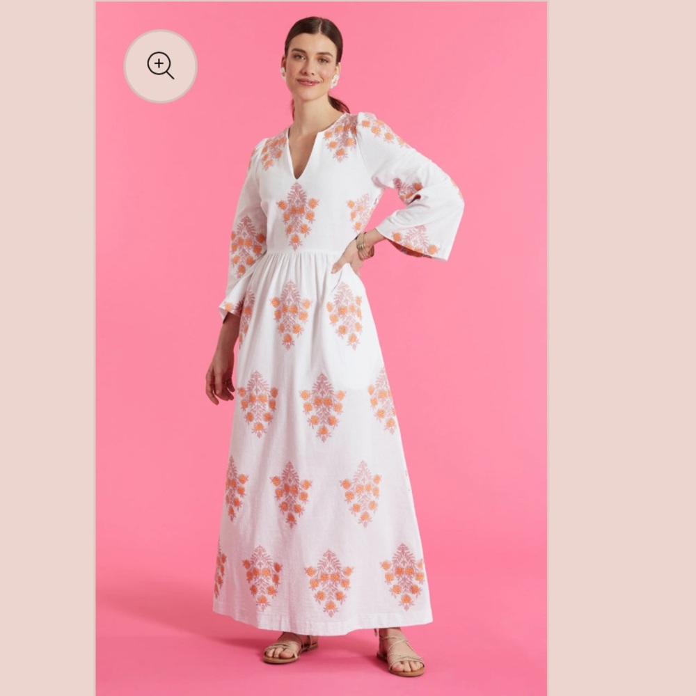 NWT Tyler Boe Lana Embroidered Maxi Dress